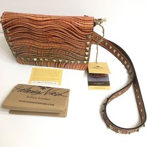 Patricia Nash Hermosa Wavy Stripe Crossbody Purse